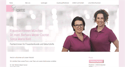 Desktop Screenshot of frauenarzt-muenchen.eu