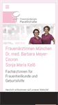 Mobile Screenshot of frauenarzt-muenchen.eu